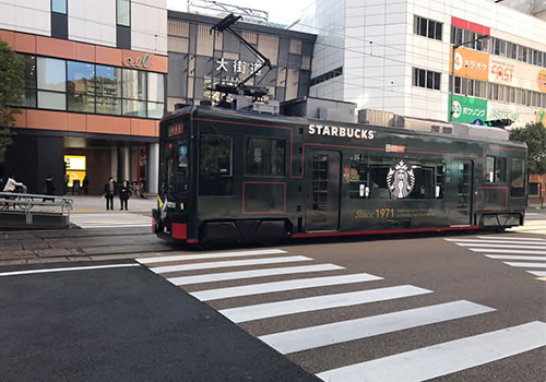 スターバックス電車