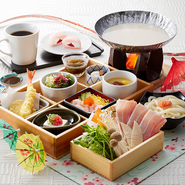 ゆず庵松花堂選べるドリンク＆デザートセット