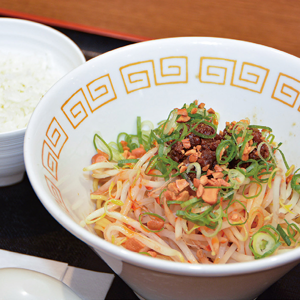 四川汁なし担々麺ご飯セット
