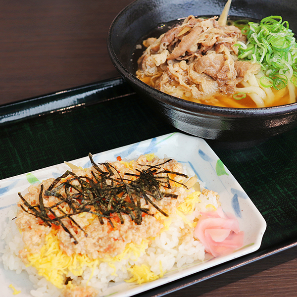 肉うどん&ばら寿司