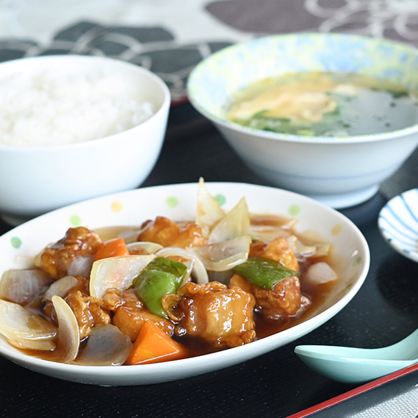 酢豚定食