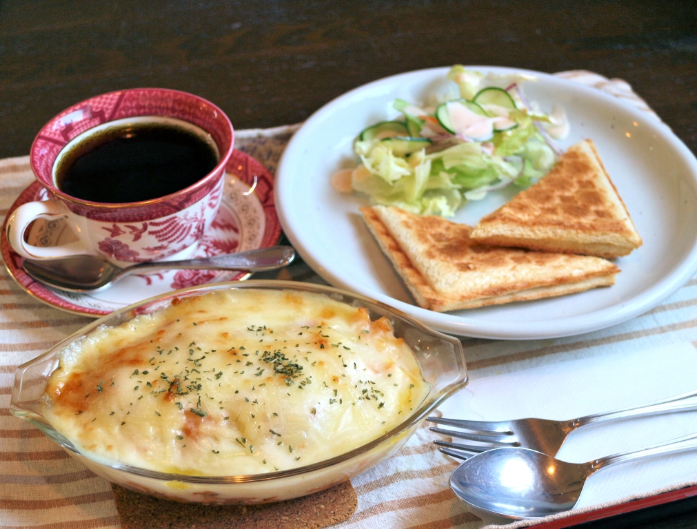 ライスグラタン＆ホットサンドセット