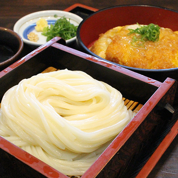 矢磨樹ざるうどん+ミニカツ丼セット