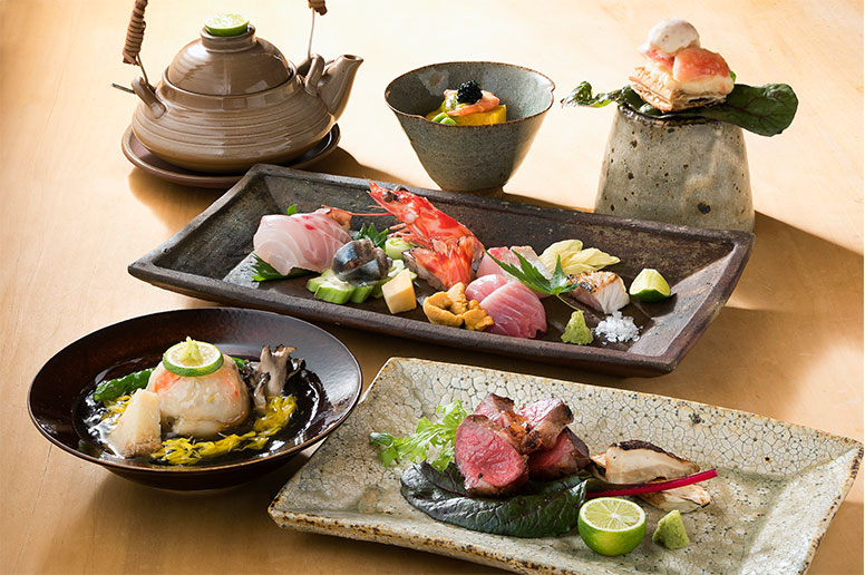 目と舌で愉しむ、厳選された四季折々の味